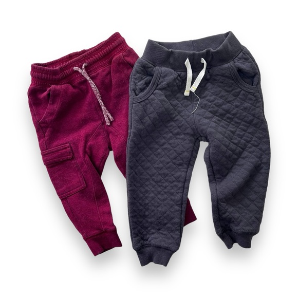 Multiples Other - Bundle 2 Pair Boys Size 2T Jogger Sweatpants Cat & Jack Gumballs